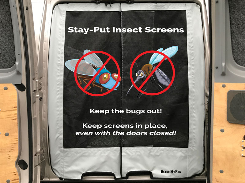 Stay-Put Insect Bug Screens